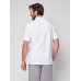 Short-Sleeve Pique Polo - White