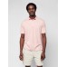 Cloud™ Stripe Short-Sleeve Polo - Rose Cream Stripe