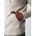 Cashmere Wool Marled Hoodie - Oatmeal Marl